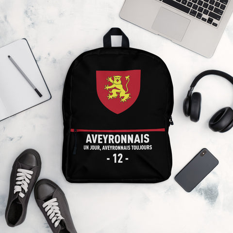 Sac à dos école et voyage - Aveyronnais un jour Aveyronnais toujours 12