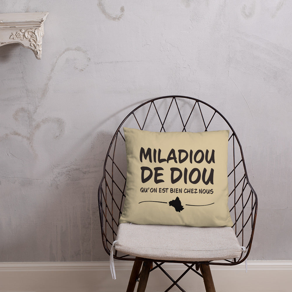 Aveyron - Miladiou de diou - Coussin décoratif