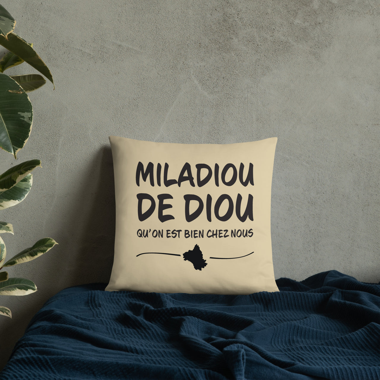 Aveyron - Miladiou de diou - Coussin décoratif