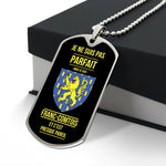 Collier et médaille militaire PARFAIT® Franc-comtois cadeau pour Franc-Comtois - Bijouterie