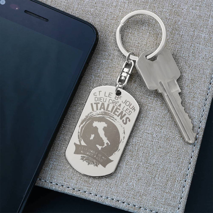 Porte-clefs Italie humour - bijouterie