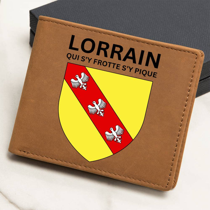 Porte-feuilles cadeau Lorrain - qui s'y frotte s'y pique