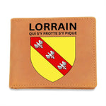 Porte-feuilles cadeau Lorrain - qui s'y frotte s'y pique