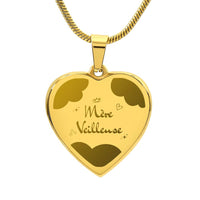 Thumbnail for Collier cadeau fête des mères anniversaire pour une maman : Mère veilleuse