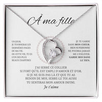 Thumbnail for Collier pendentif COEUR ÉTERNEL + Carte cadeau pour votre fille - Bijouterie