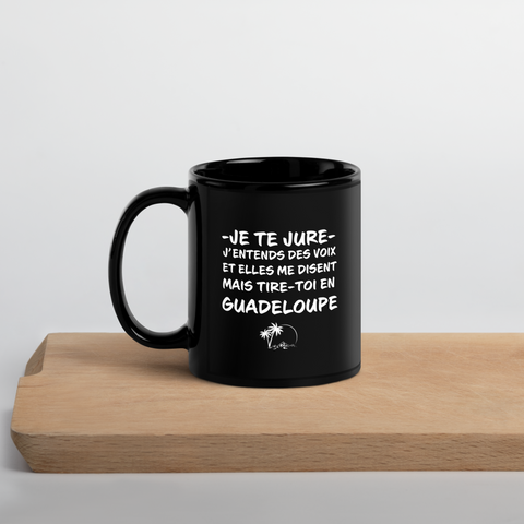 Mug Tasse cadeau souvenir Guadeloupe : J'entends des voix