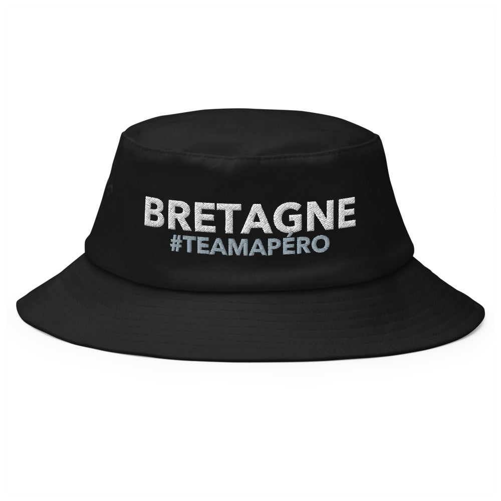 Bob Bretagne #TeamApéro - Bob noir brodé