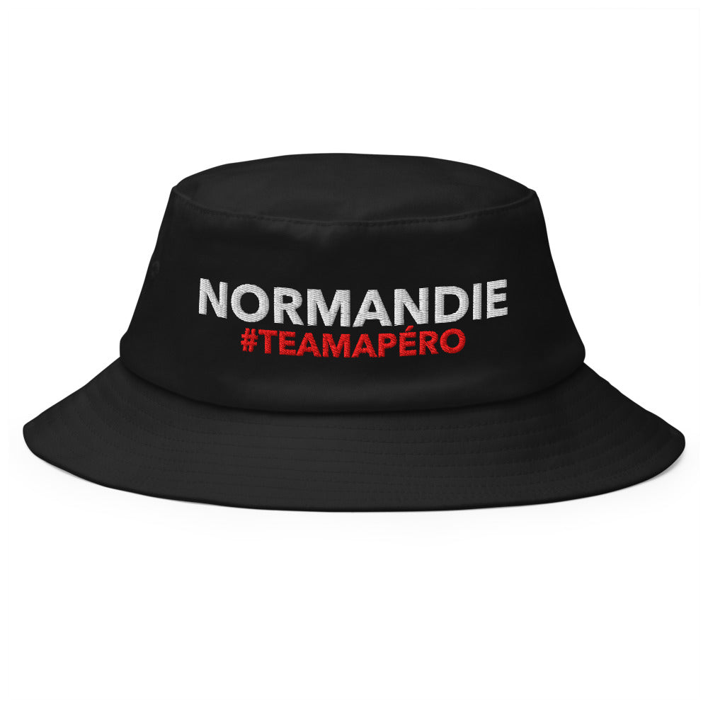 Bob Normandie #TeamApéro - Bob noir brodé