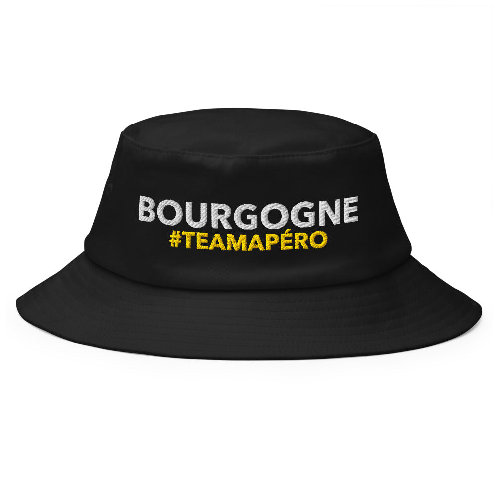 Bob Bourgogne #TeamApéro - Bob noir brodé