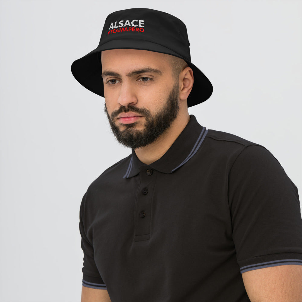Bob Alsace #TeamApéro - Bob noir brodé