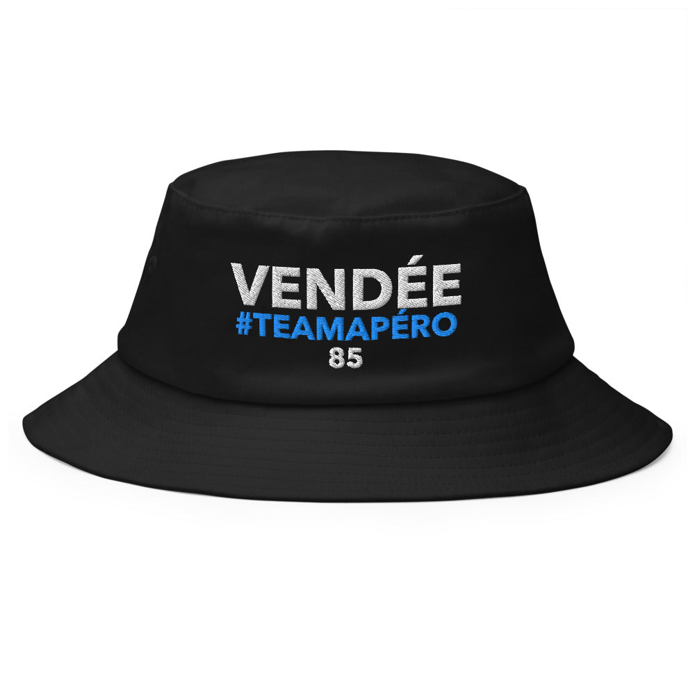 Bob Vendée #TeamApéro - Bob noir brodé
