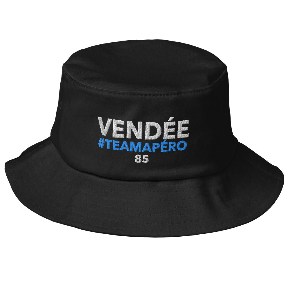 Bob Vendée #TeamApéro - Bob noir brodé