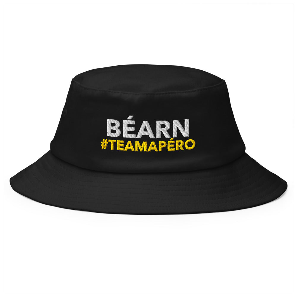 Bob Béarn #TeamApéro - Bob noir brodé