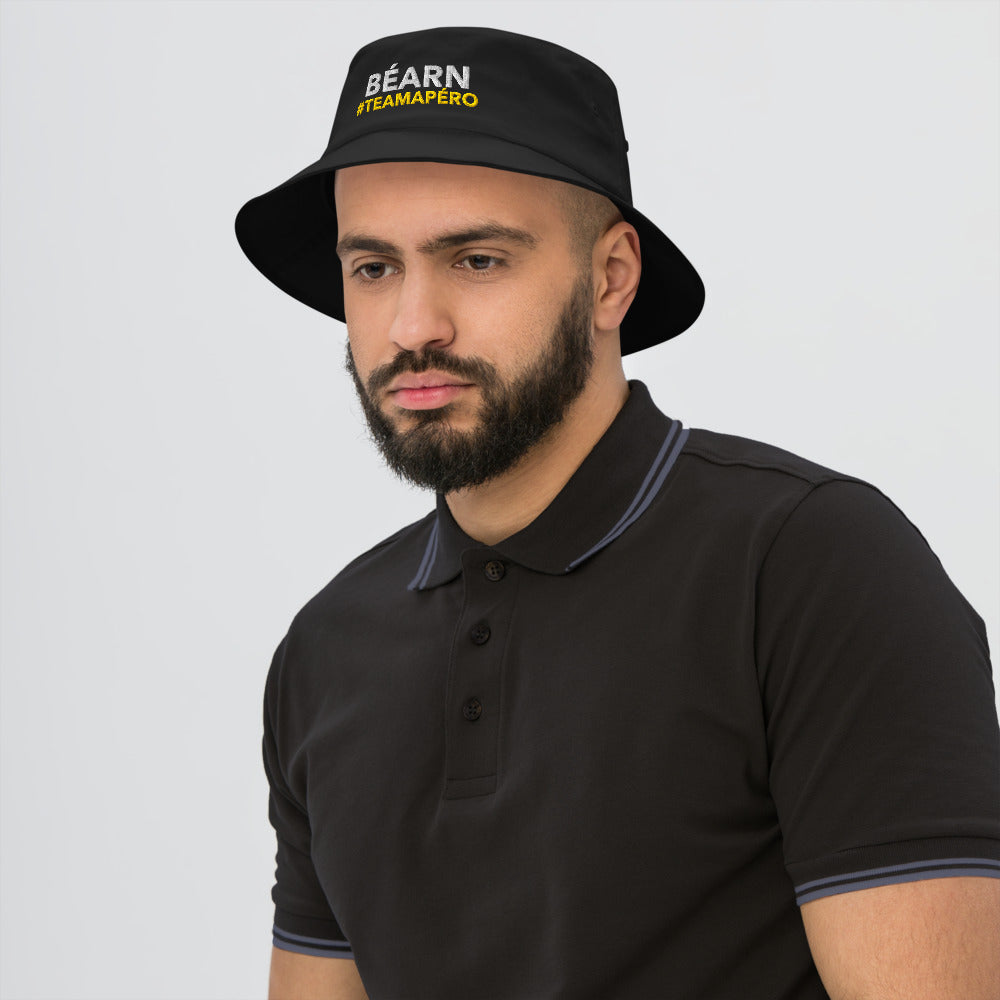Bob Béarn #TeamApéro - Bob noir brodé