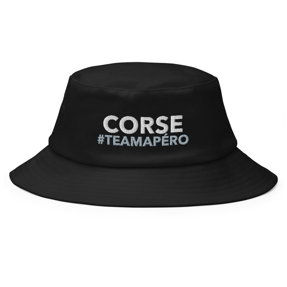 Bob Corse #TeamApéro - Bob noir brodé