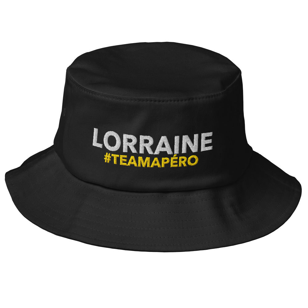 Bob Lorraine #TeamApéro - Bob noir brodé