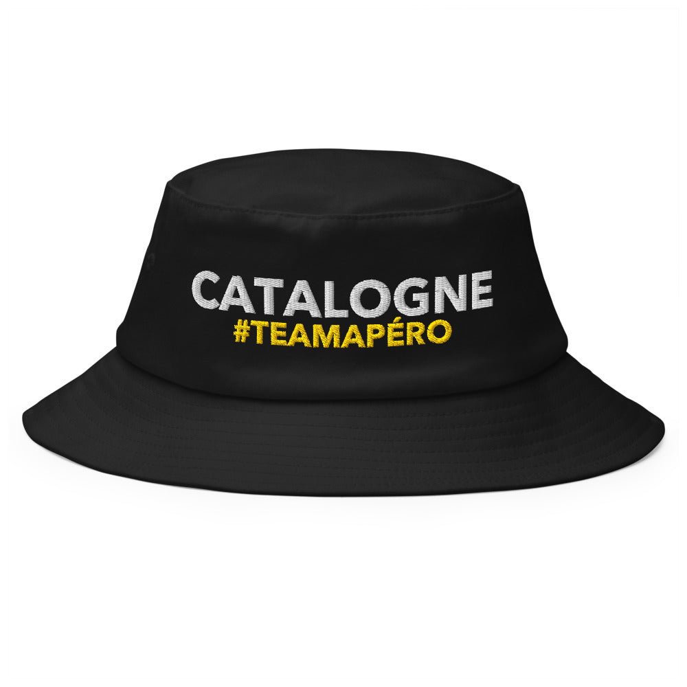 Bob Catalogne #TeamApéro - Bob noir brodé