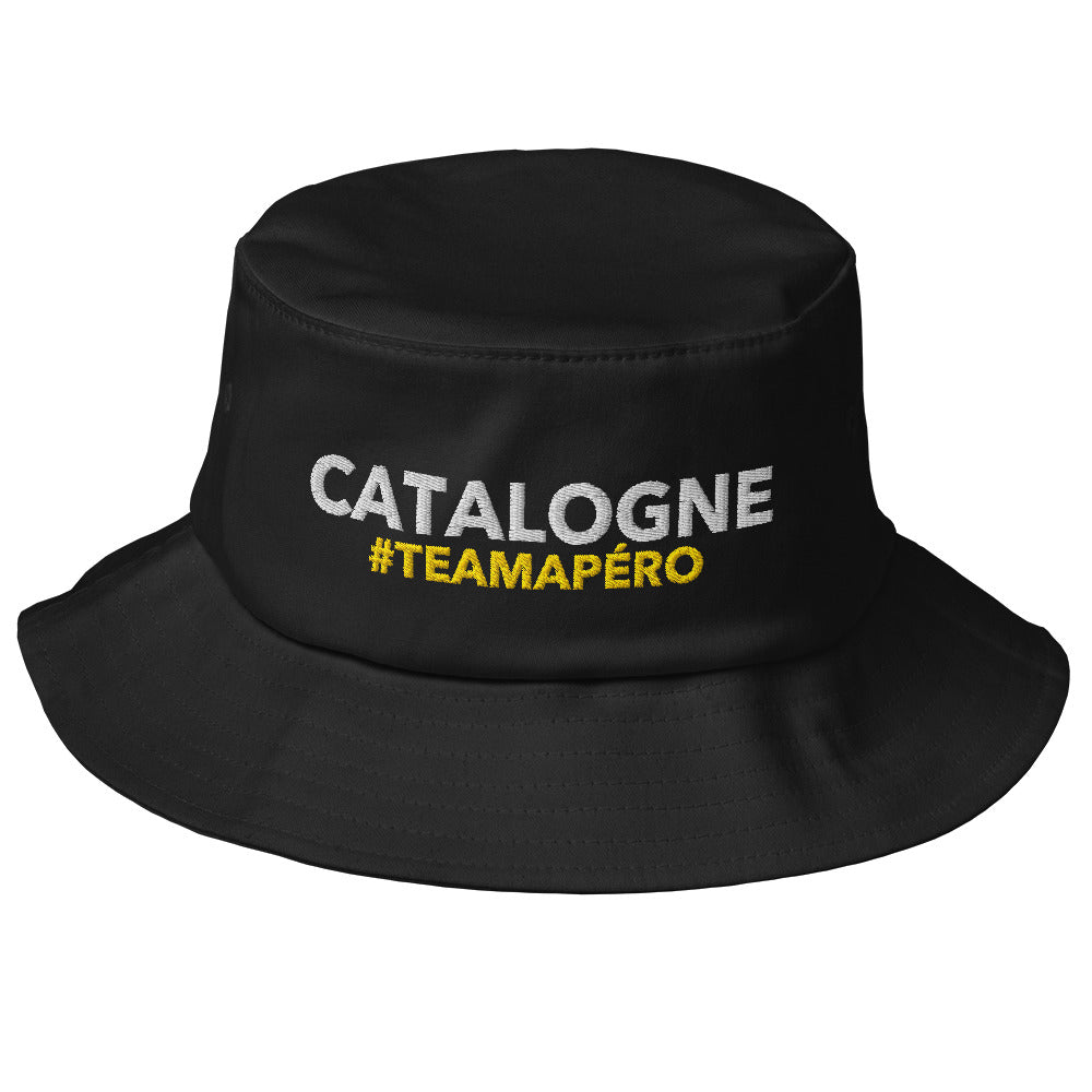 Bob Catalogne #TeamApéro - Bob noir brodé