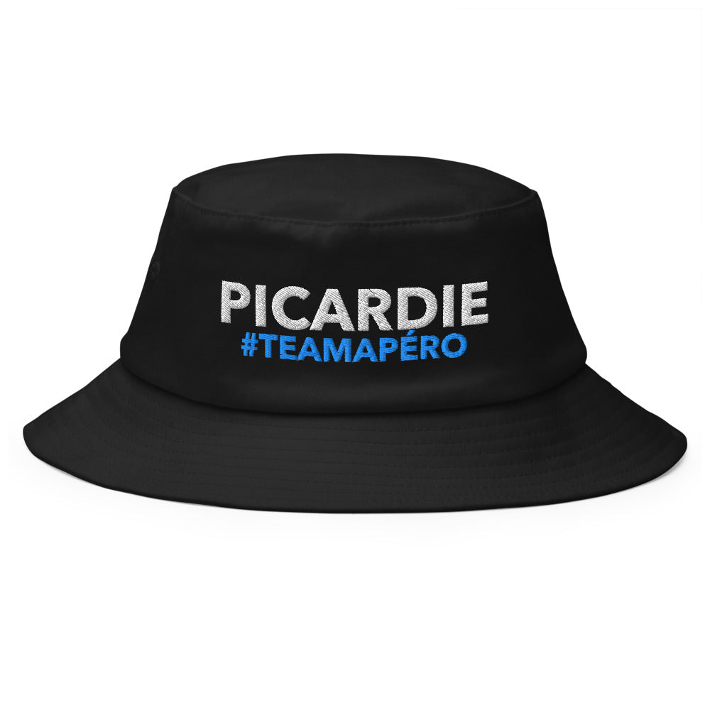 Bob Picardie #TeamApéro - Bob noir brodé