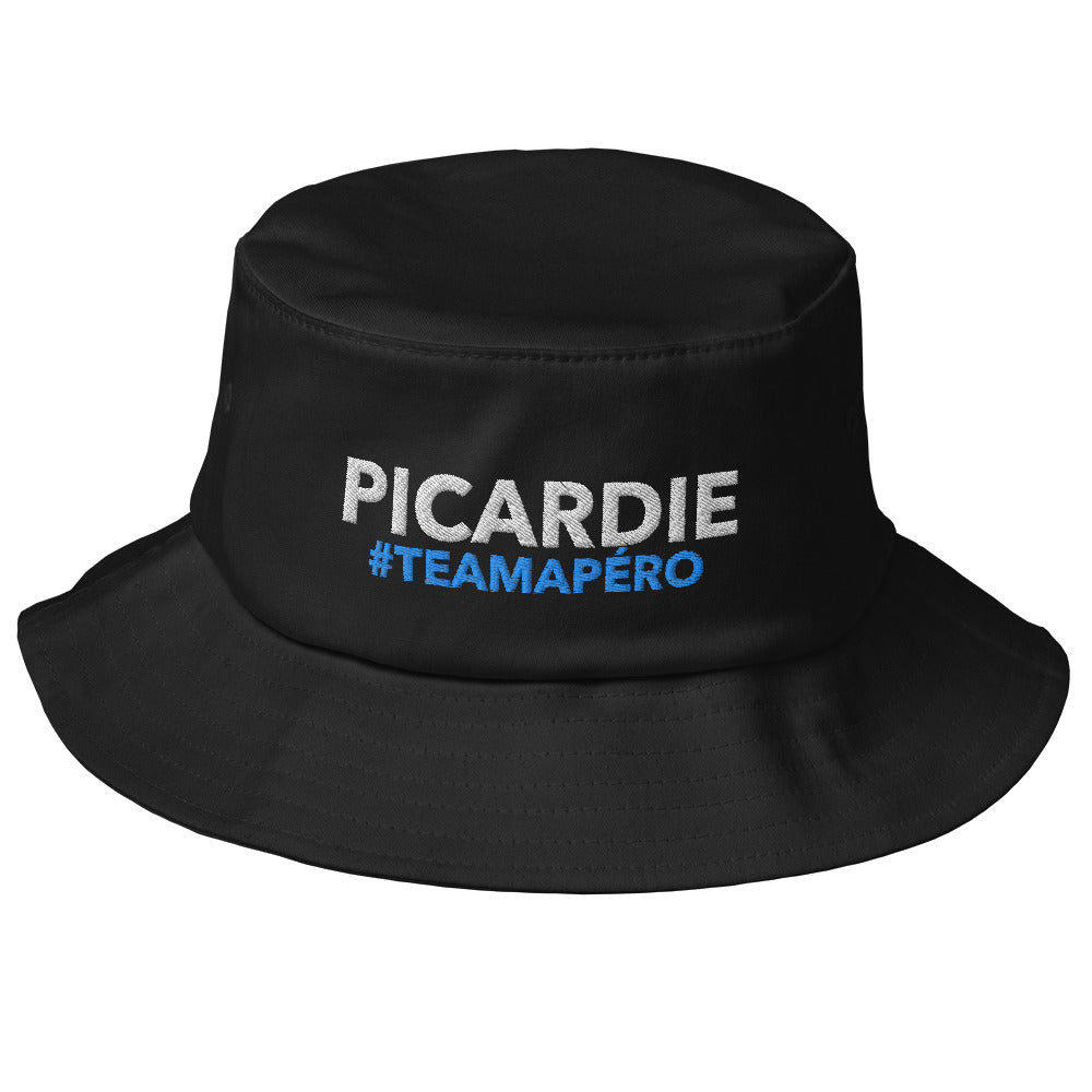 Bob Picardie #TeamApéro - Bob noir brodé