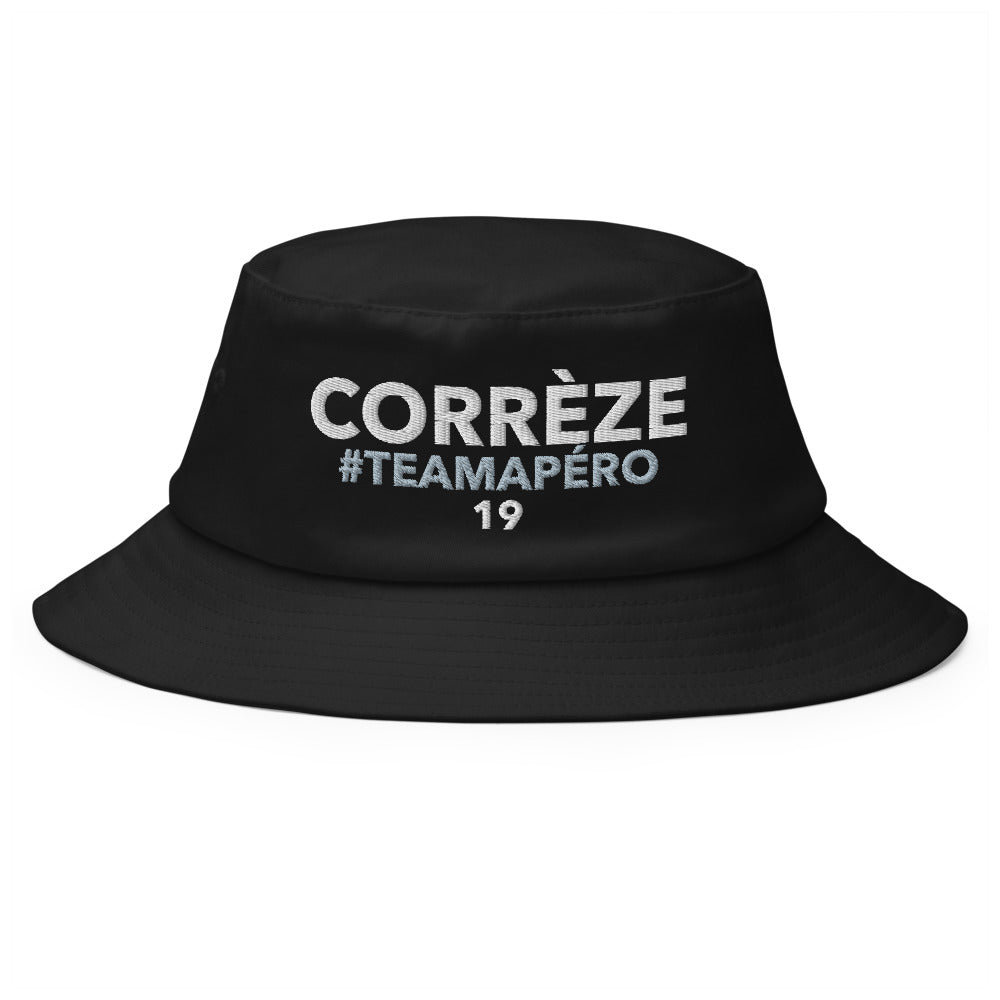 Bob Corrèze #TeamApéro - Bob noir brodé