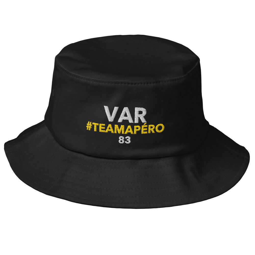 Bob Var #TeamApéro - Bob noir brodé