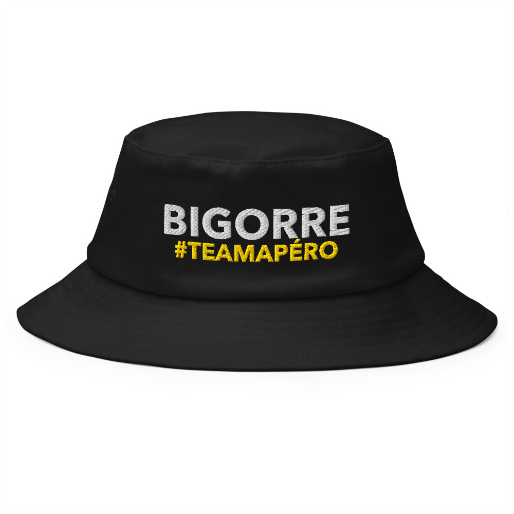 Bob Bigorre #TeamApéro - Bob noir brodé