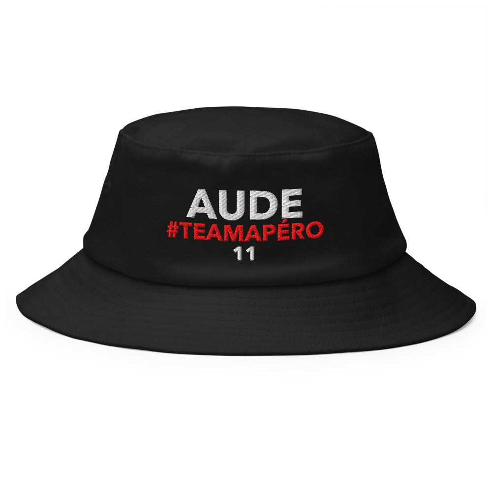 Bob Aude #TeamApéro - Bob noir brodé