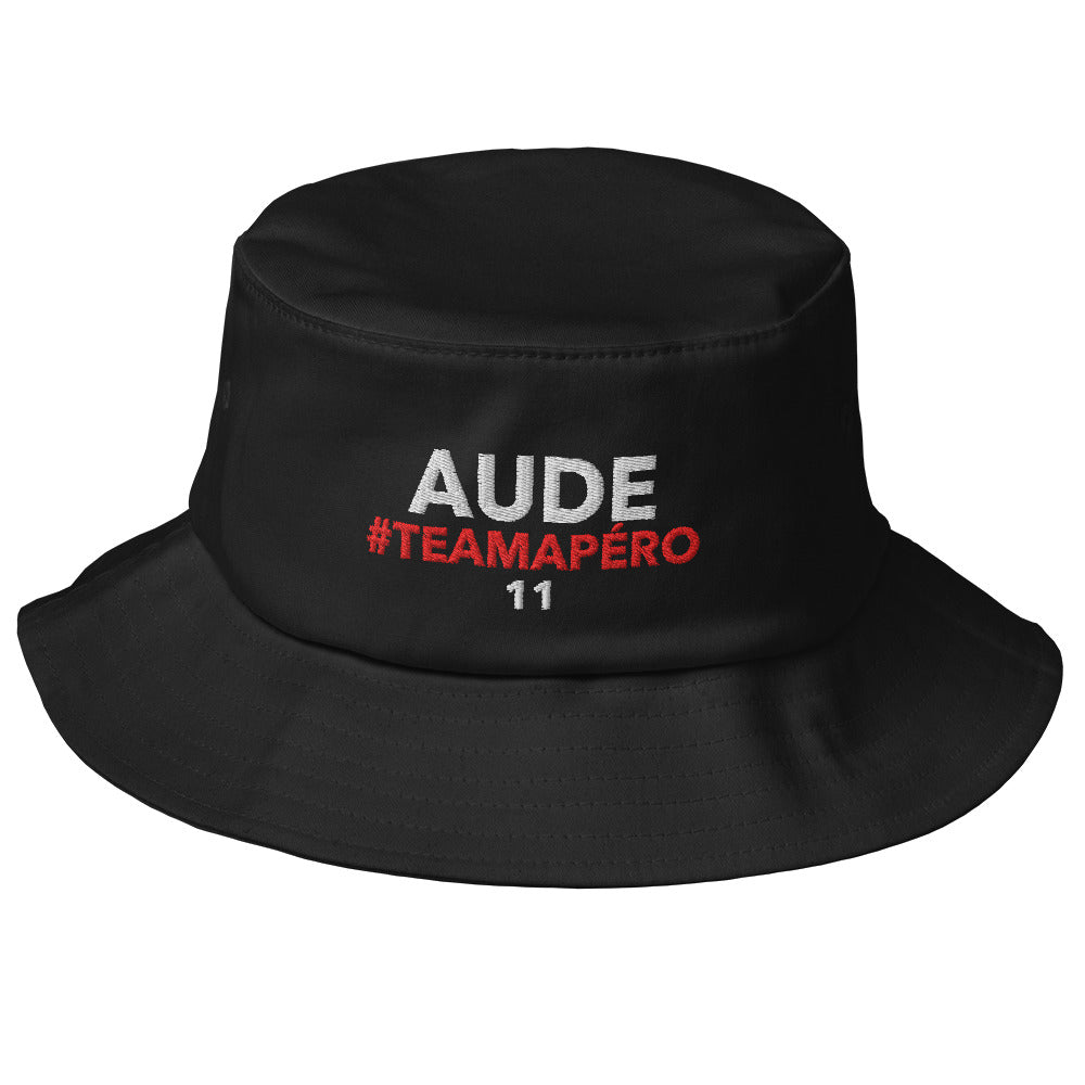 Bob Aude #TeamApéro - Bob noir brodé