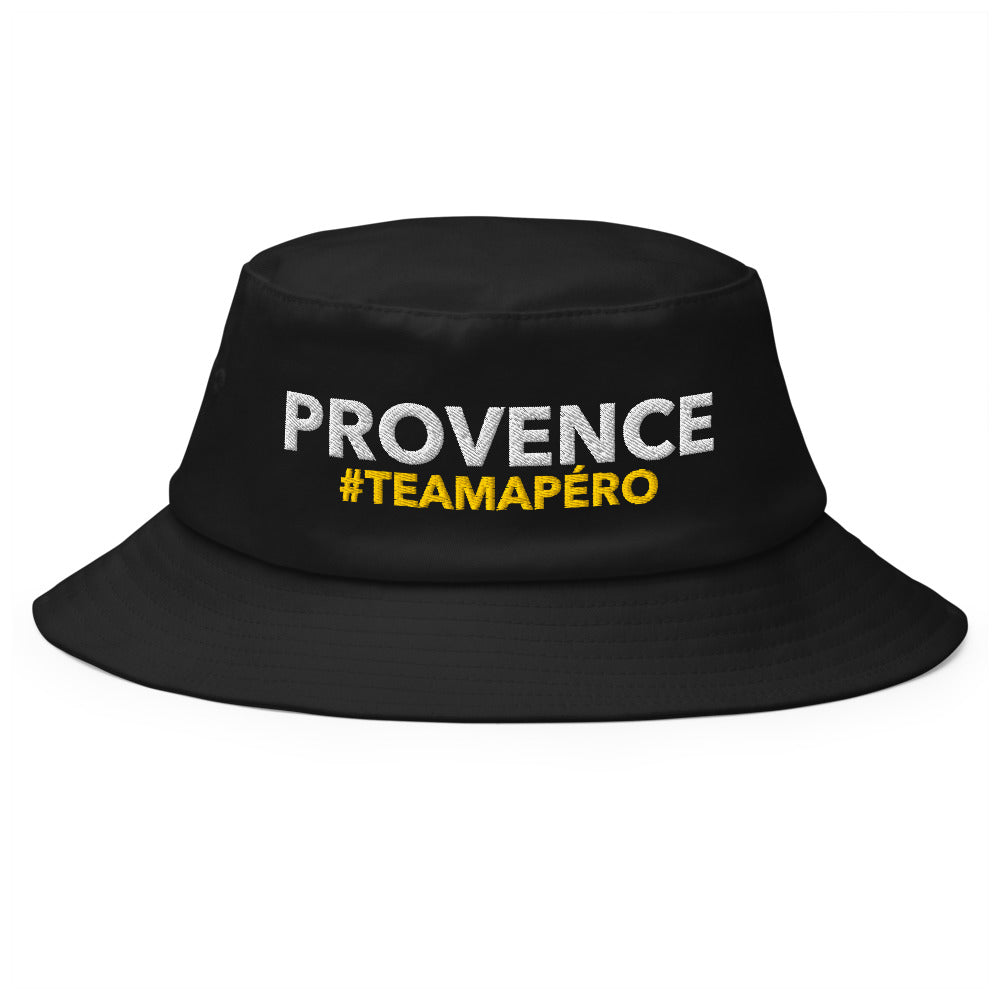 Bob Provence #TeamApéro - Bob noir brodé