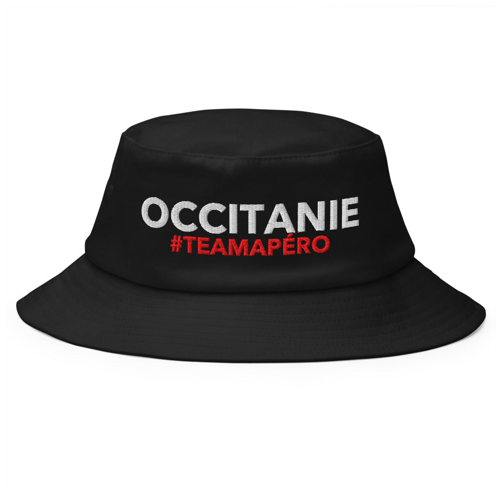 Bob Occitanie #TeamApéro - Bob noir brodé