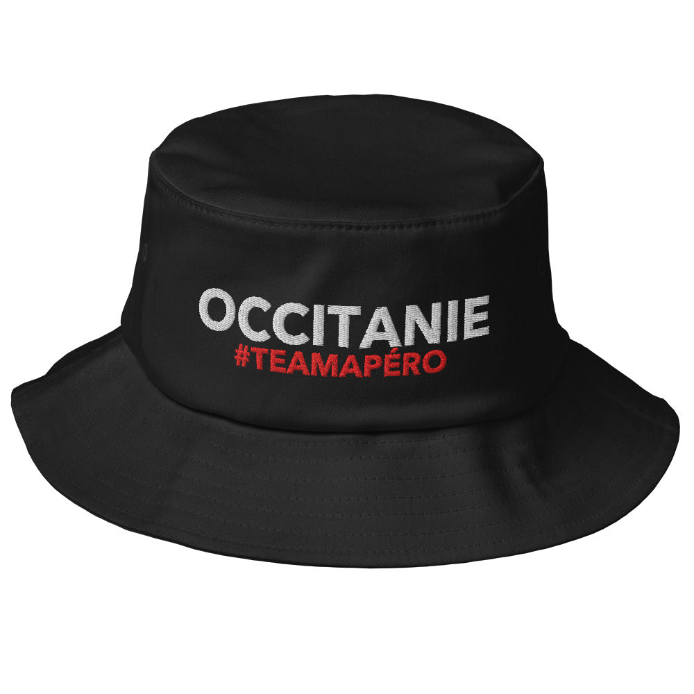 Bob Occitanie #TeamApéro - Bob noir brodé