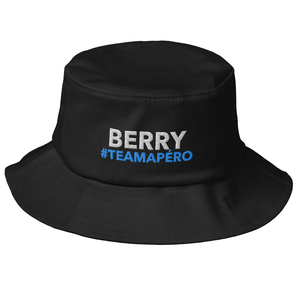 Bob Berry #TeamApéro - Bob noir brodé