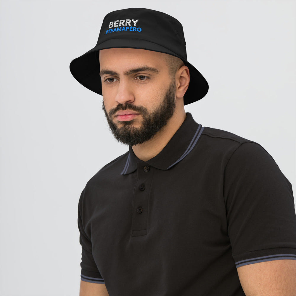 Bob Berry #TeamApéro - Bob noir brodé