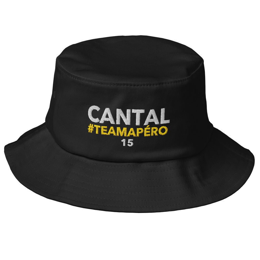 Bob Cantal #TeamApéro - Bob noir brodé