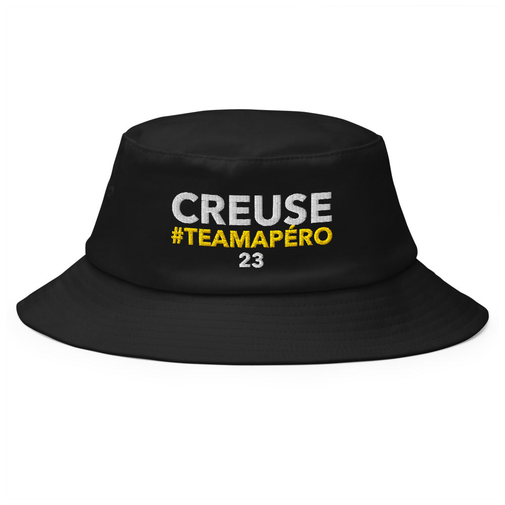 Bob Creuse #TeamApéro - Bob noir brodé