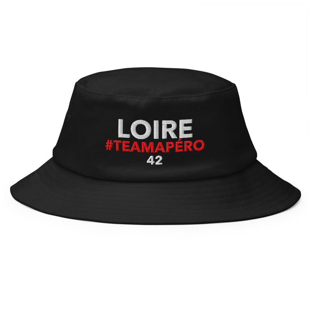Bob Loire #TeamApéro - Bob noir brodé