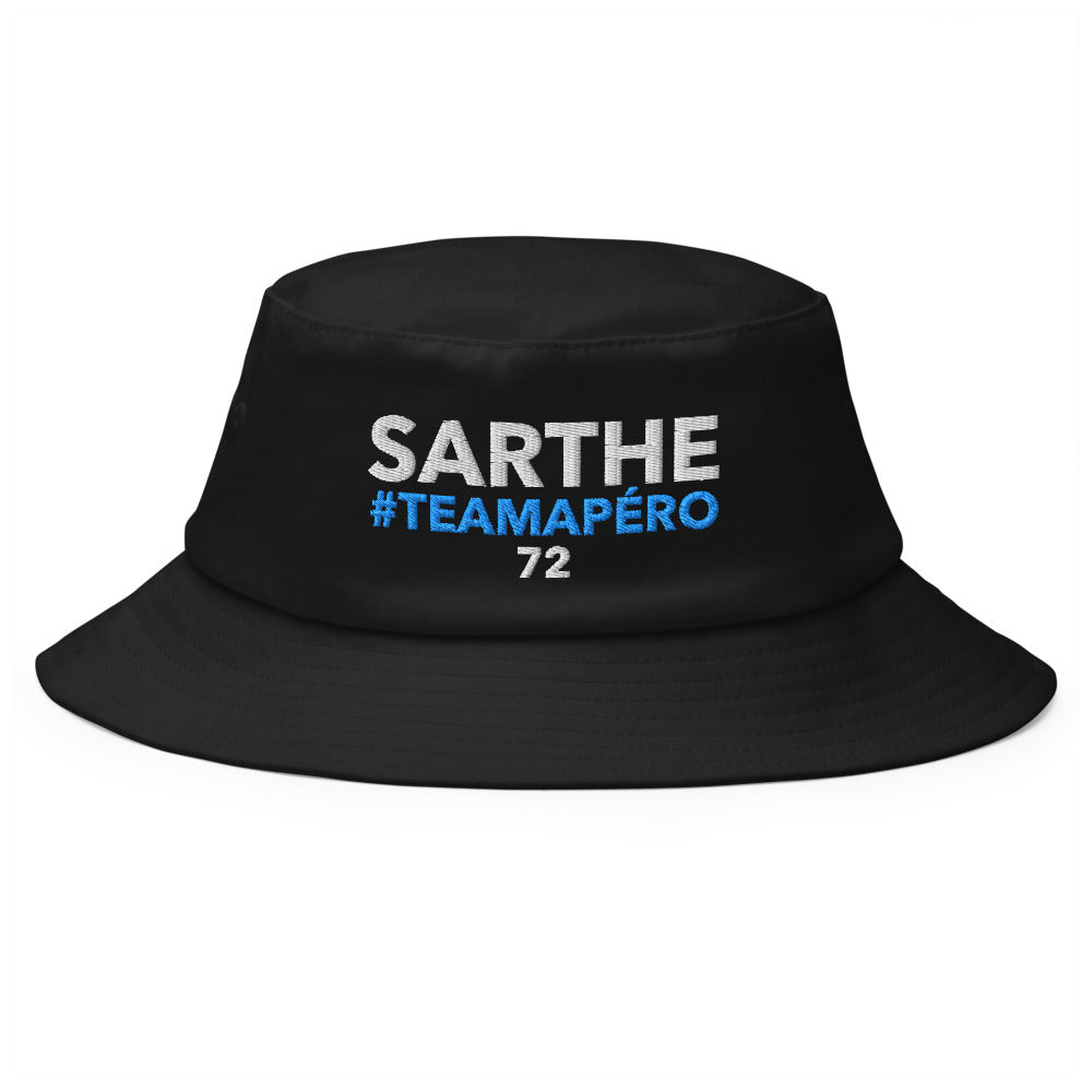 Bob Sarthe #TeamApéro - Bob noir brodé
