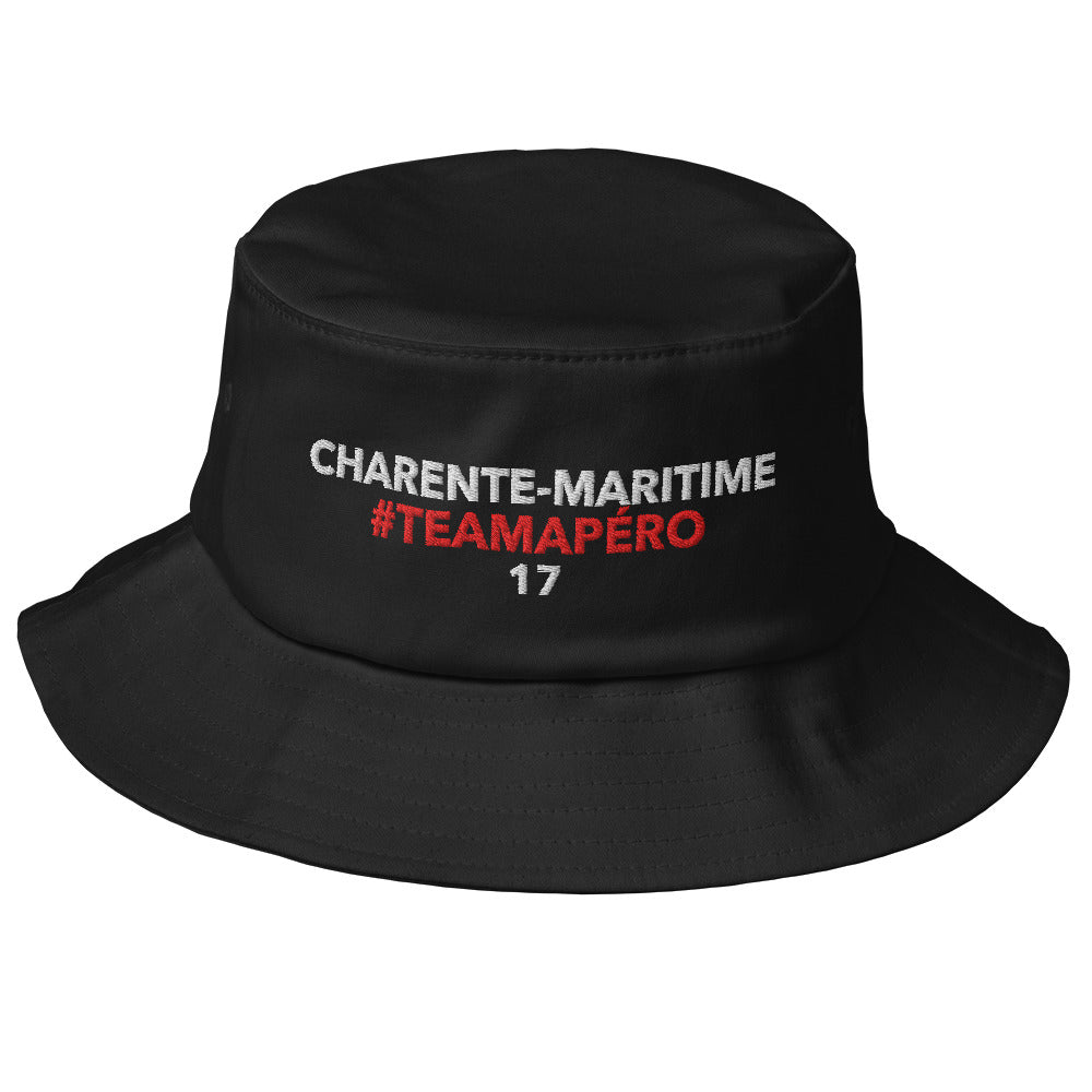 Bob Charente-maritime #TeamApéro - Bob noir brodé