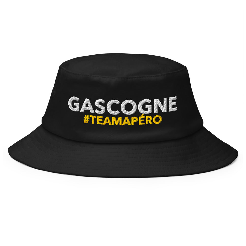 Bob Gascogne #TeamApéro - Bob noir brodé