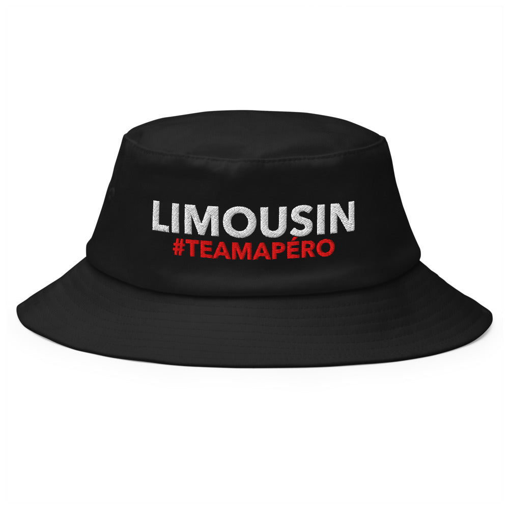 Bob Limousin #TeamApéro - Bob noir brodé