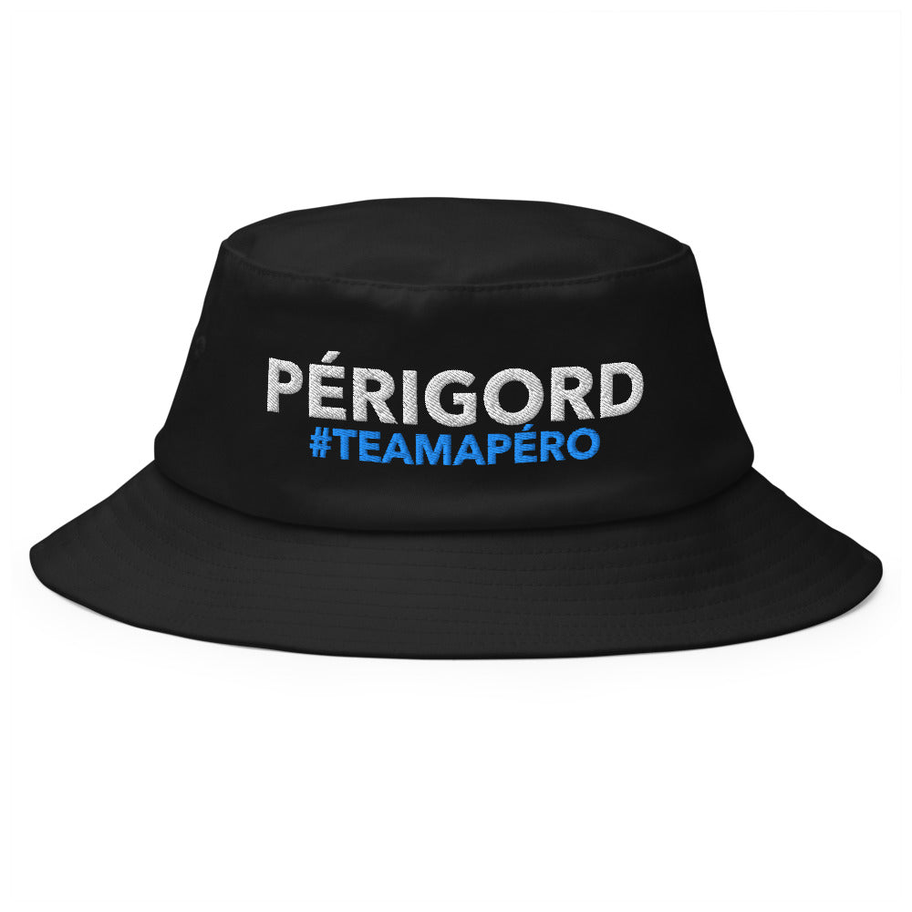 Bob Périgord #TeamApéro - Bob noir brodé