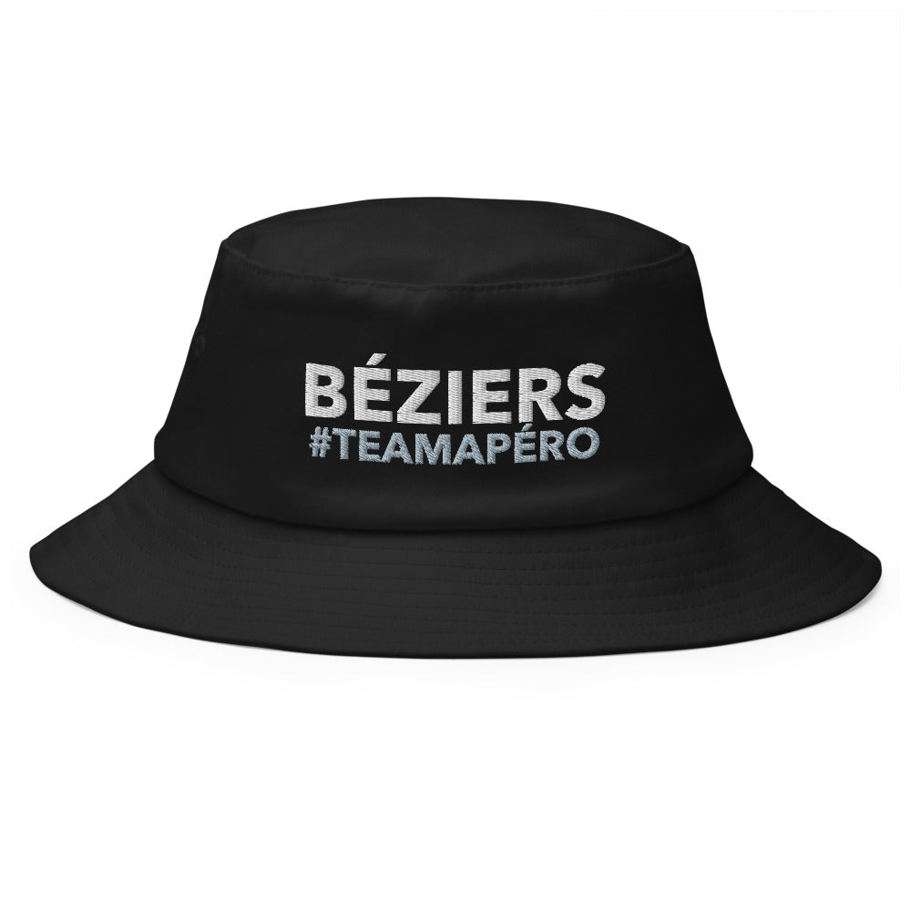 Bob Béziers #TeamApéro - Bob noir brodé