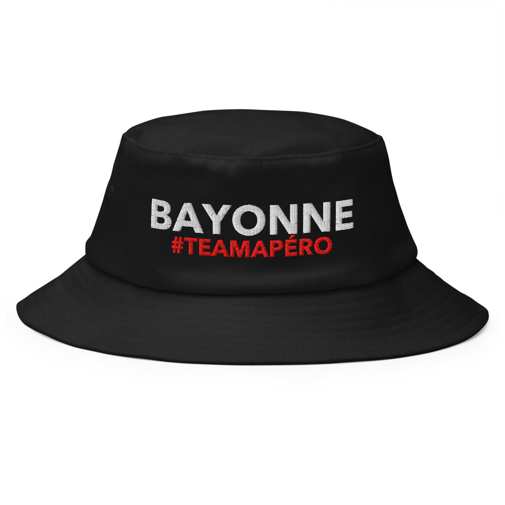 Bob Bayonne #TeamApéro - Bob noir brodé