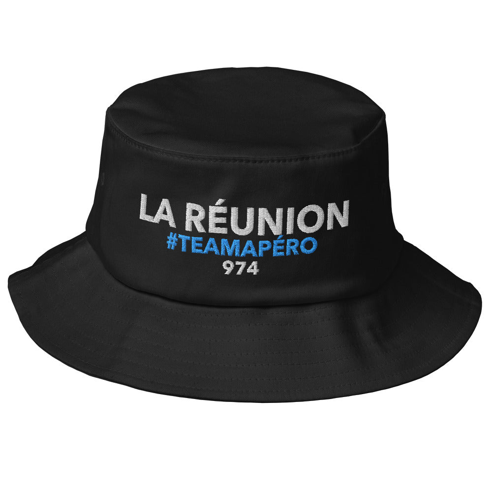 Bob La réunion #TeamApéro - Bob noir brodé