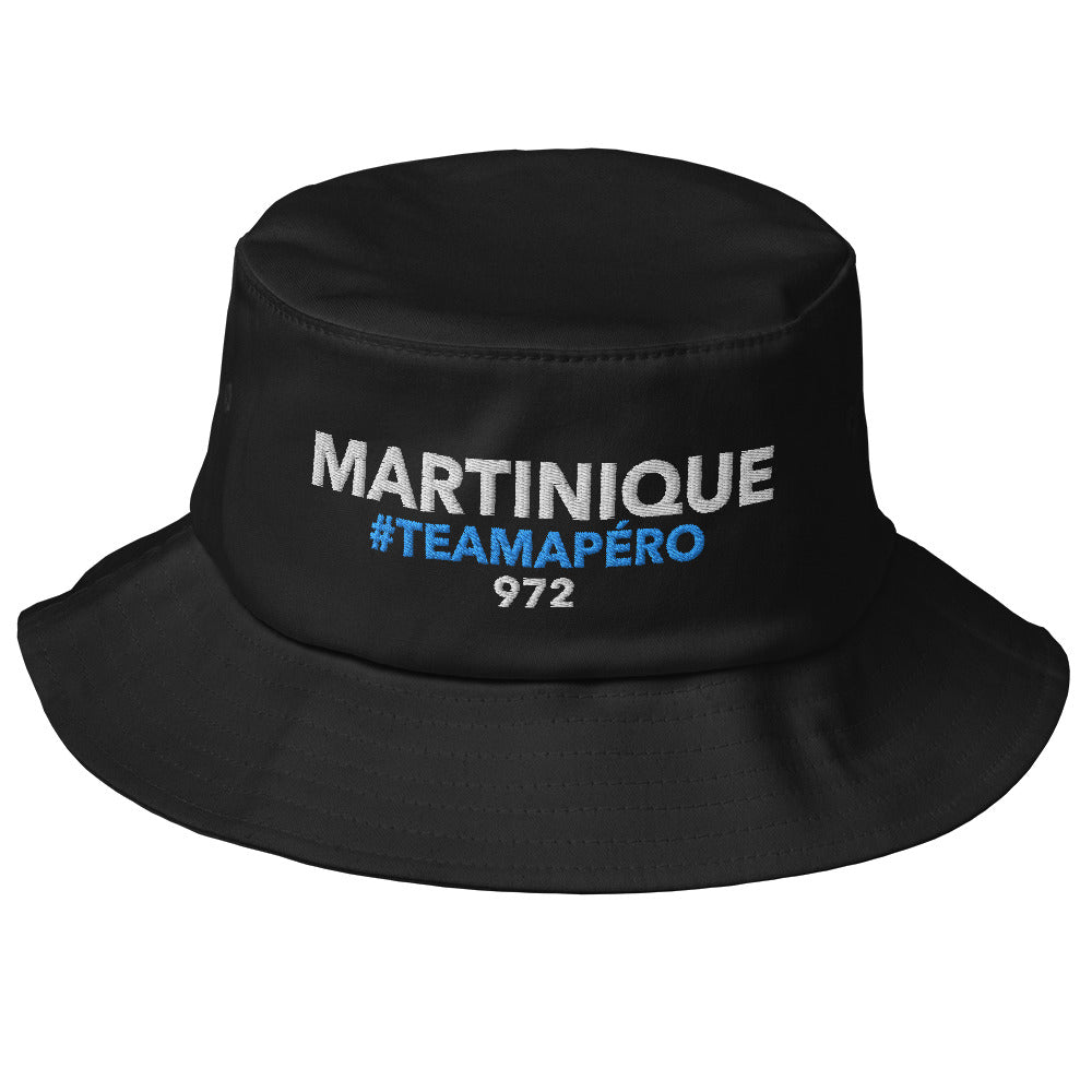 Bob Martinique #TeamApéro - Bob noir brodé