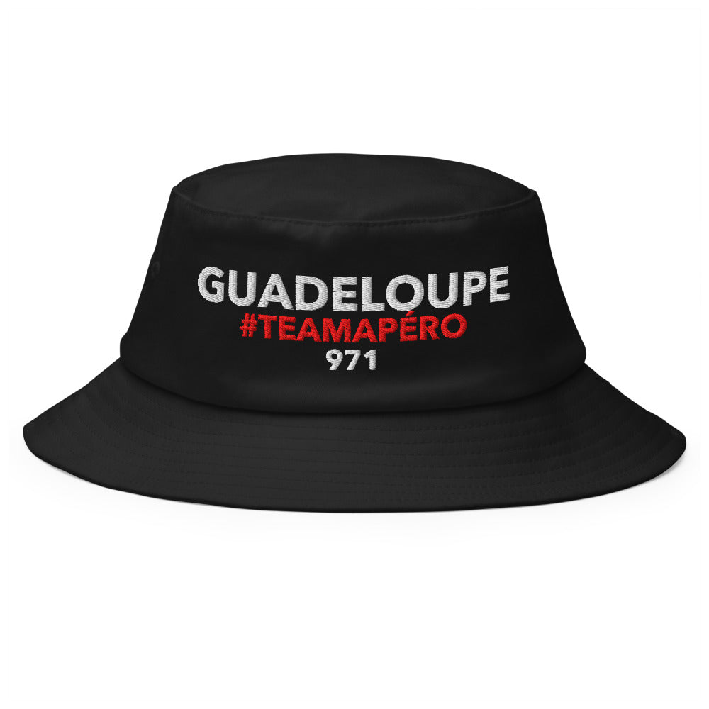 Bob Guadeloupe #TeamApéro - Bob noir brodé