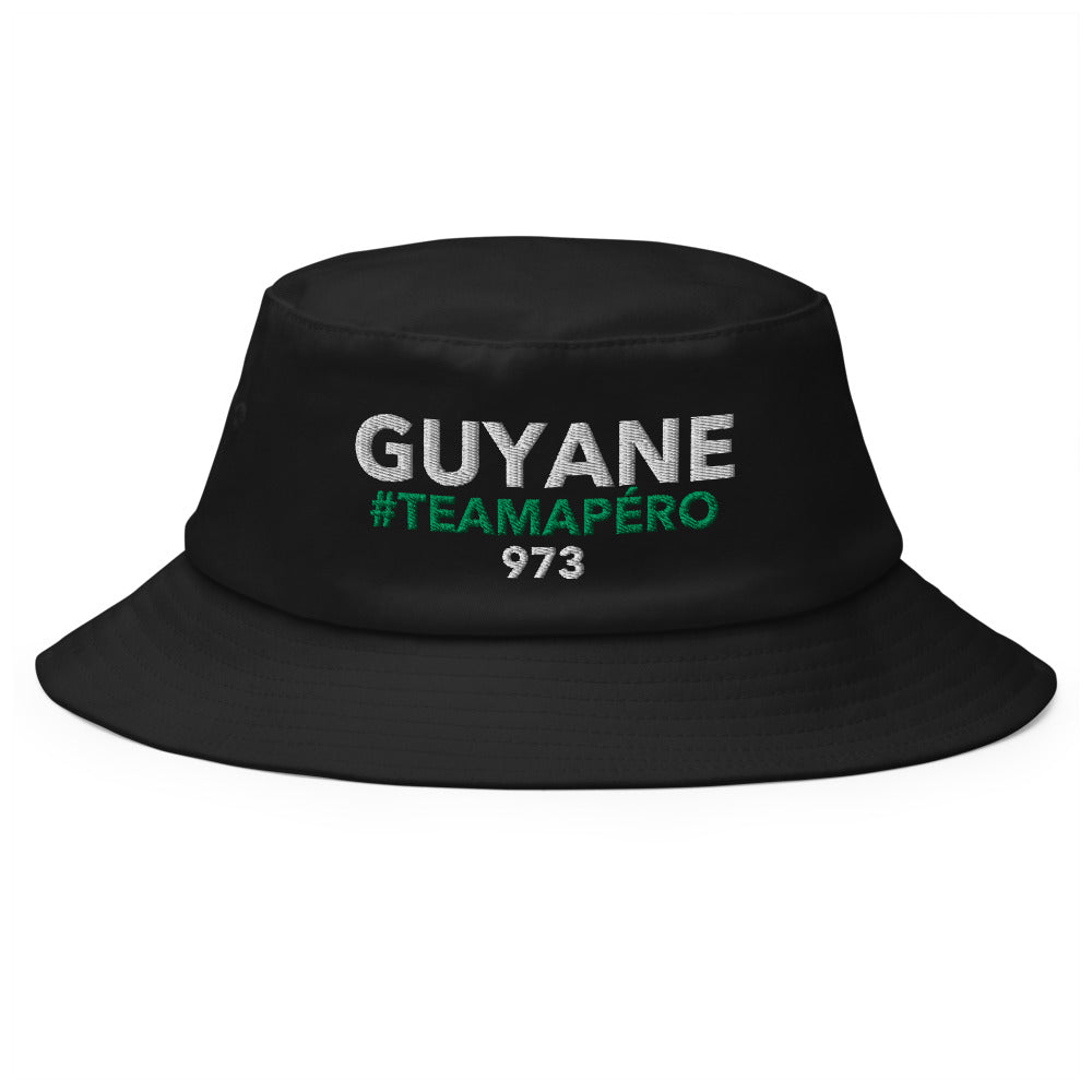 Bob Guyane #TeamApéro - Bob noir brodé