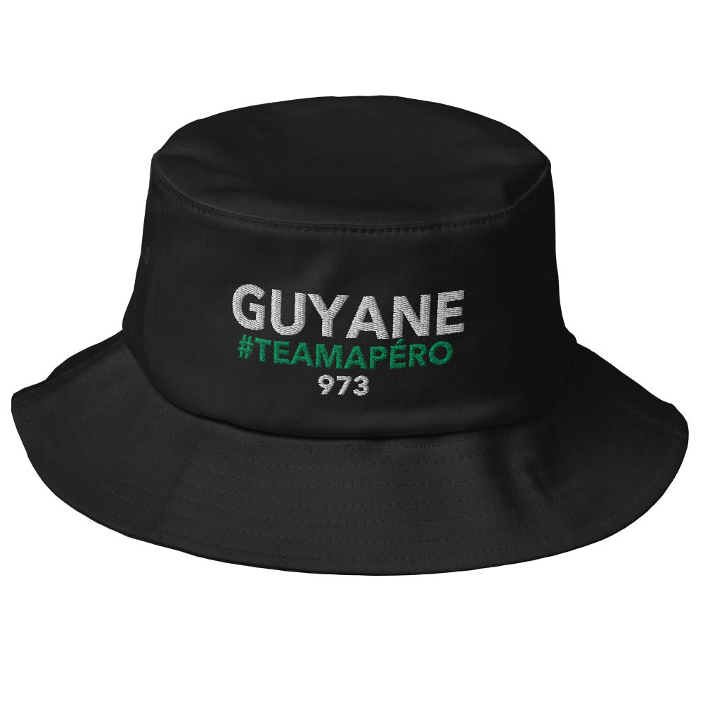 Bob Guyane #TeamApéro - Bob noir brodé