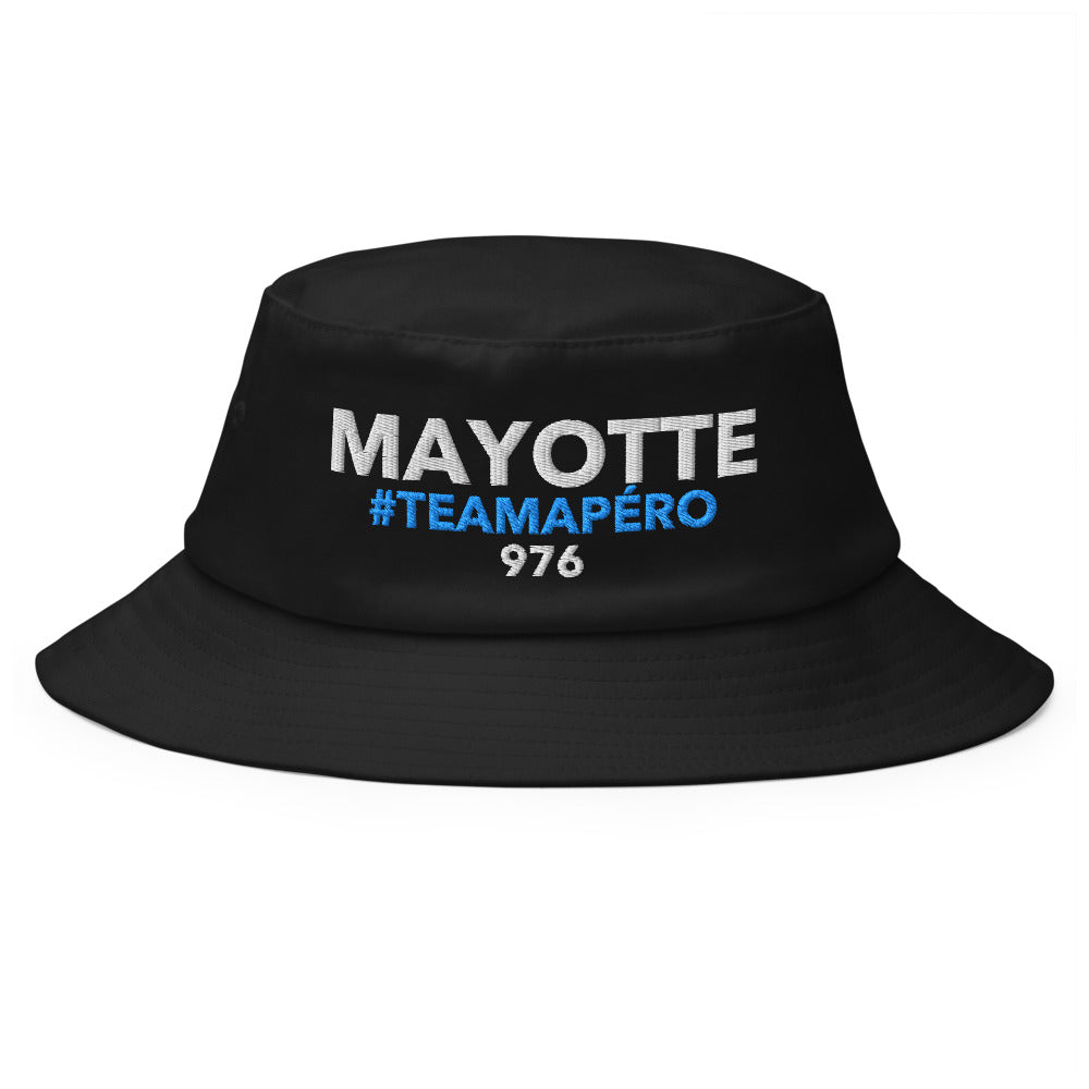 Bob Mayotte #TeamApéro - Bob noir brodé